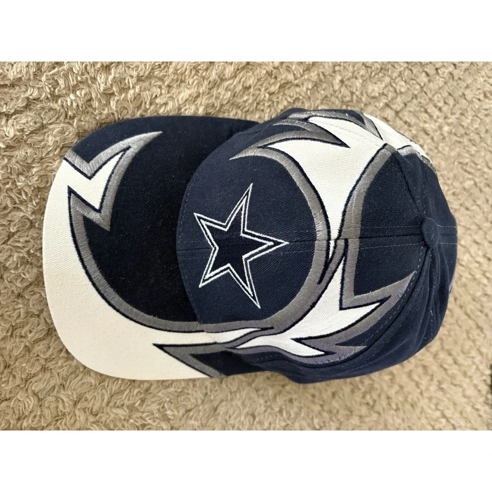 Vintage 90s Dallas Cowboys American Needle SharkTooth Embroidery Snap Back